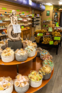 Inside Lori's Soap & Sponge Market in John's Pass Village, Madeira Beach
